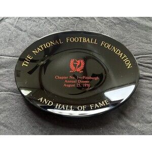 Collectors Plate - Pittsburgh Dinner, 1970 NFL Foundation And Hall Of Fame